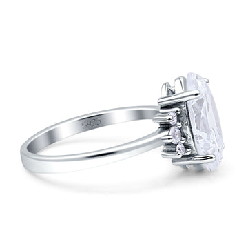 Vintage Marquise Engagement Ring Simulated Cubic Zirconia 925 Sterling Silver Wholesale